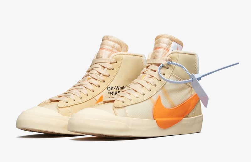 off-white nike blazer mid fruition release date