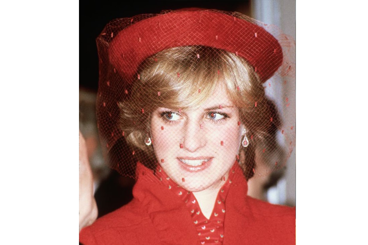 Princess Diana Veiled Hat