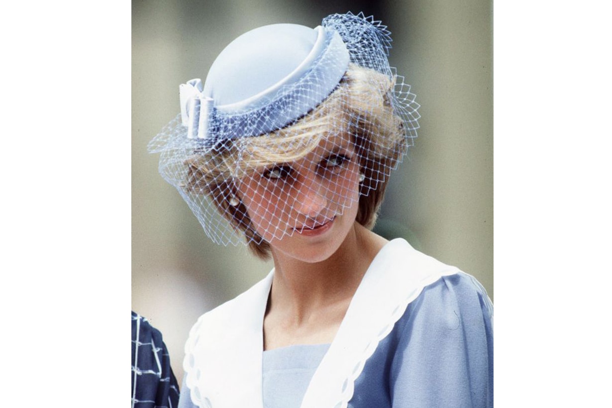 Princess Diana Veiled Hat