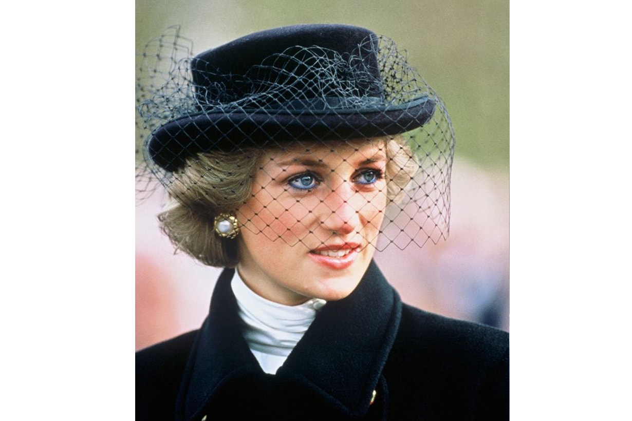 Princess Diana Veiled Hat