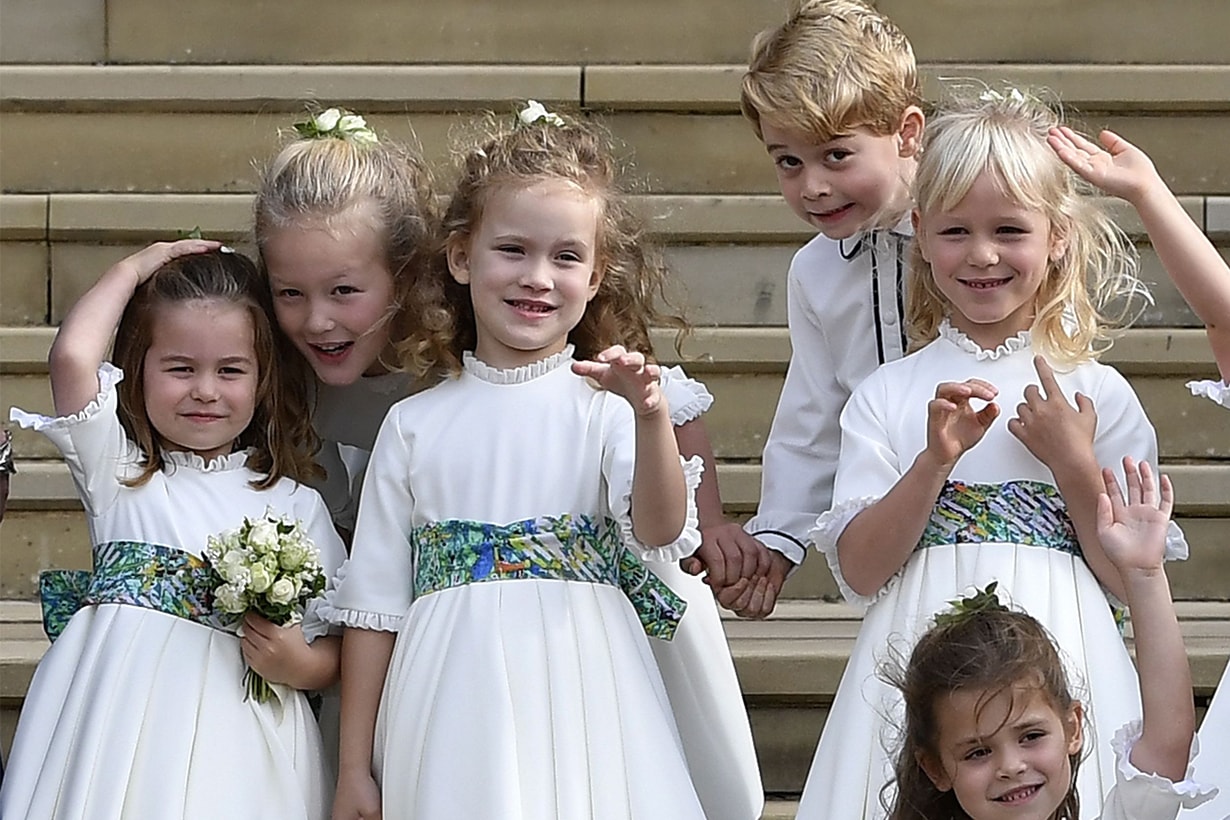 Princess Charlotte Arrived at Princess Eugenie's Wedding
