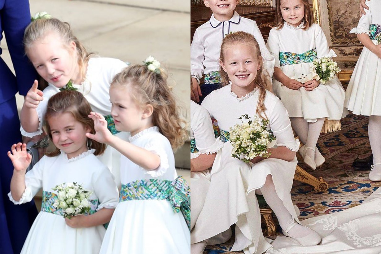 Savannah Phillips Stepping on bridal dress