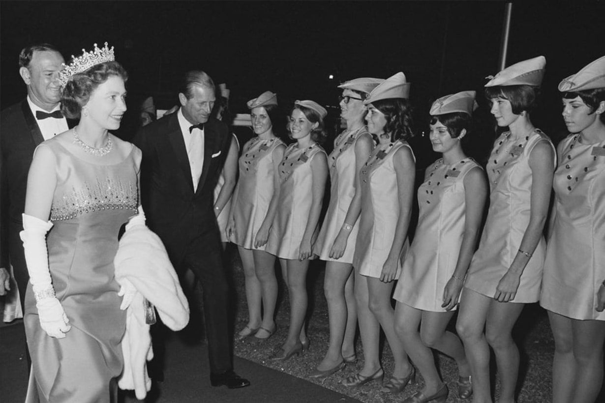 Queen Elizabeth Wears Tiaras on Planes