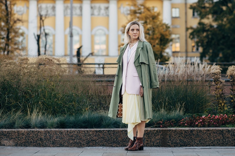 russia fashion week streetsnap 2018 fall winter