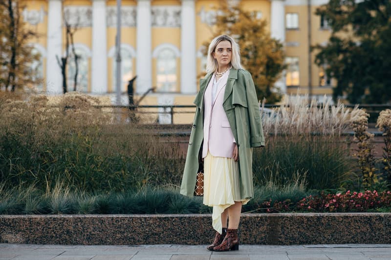russia fashion week streetsnap 2018 fall winter