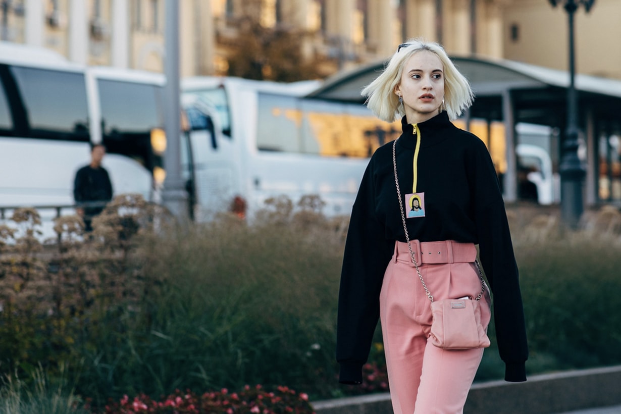 russia fashion week streetsnap 2018 fall winter