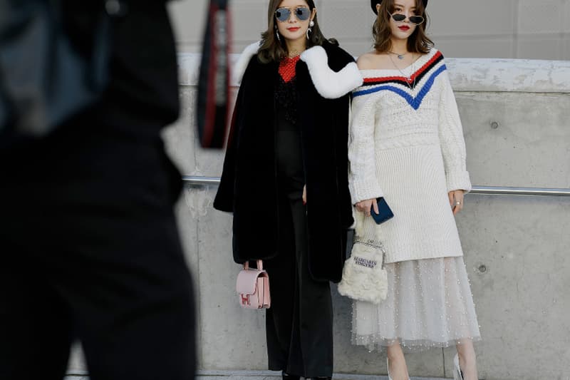 seoul fashion week street snap 2018 fw