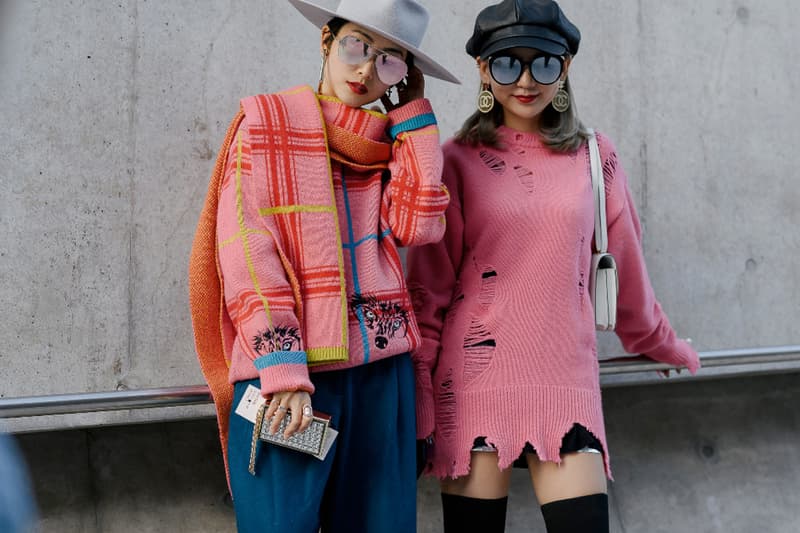 seoul fashion week street snap 2018 fw