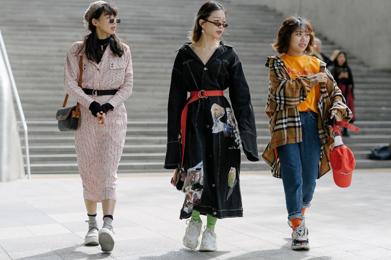 seoul fashion week street snap 2018 fw