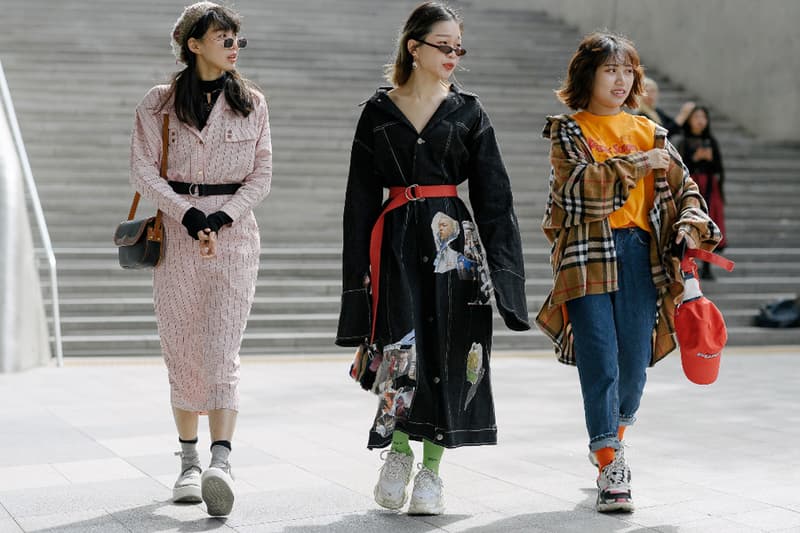 seoul fashion week street snap 2018 fw