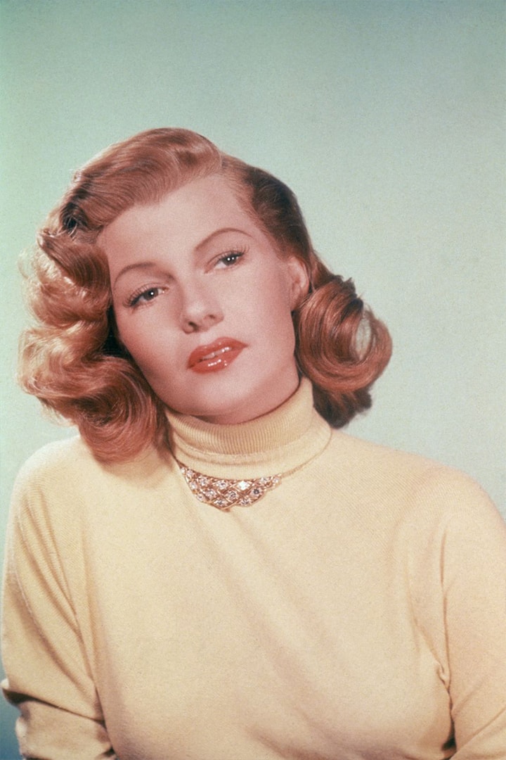 Rita Hayworth in Turtlenecks
