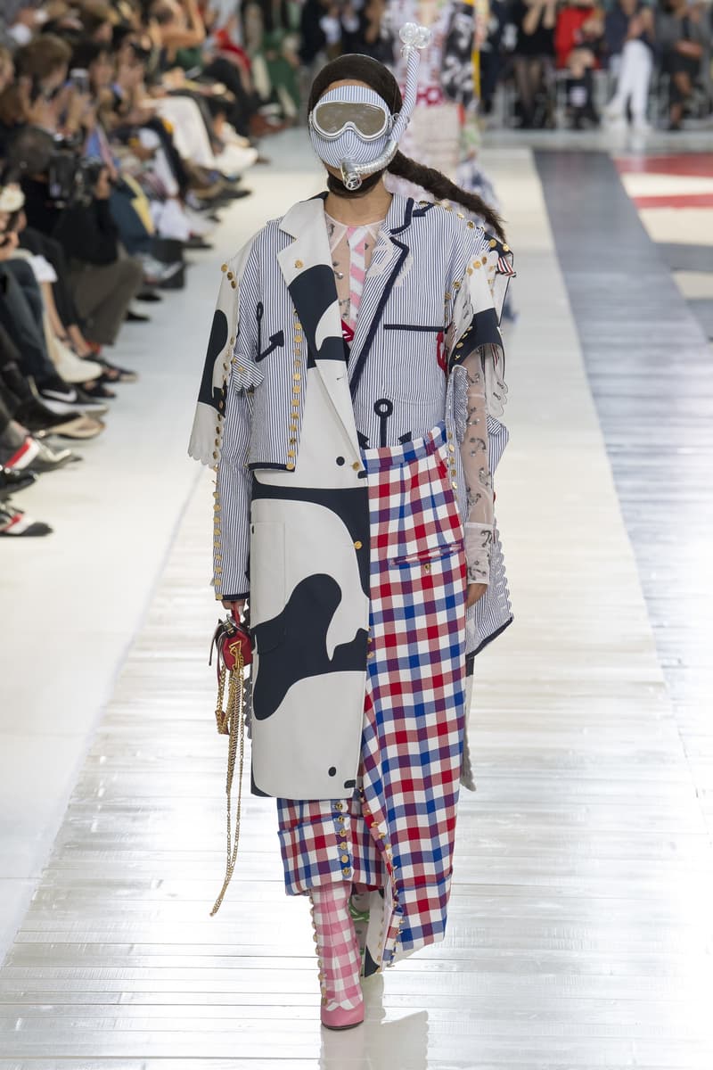 thom browne 2019 ss pfw paris fahsion week summer beach