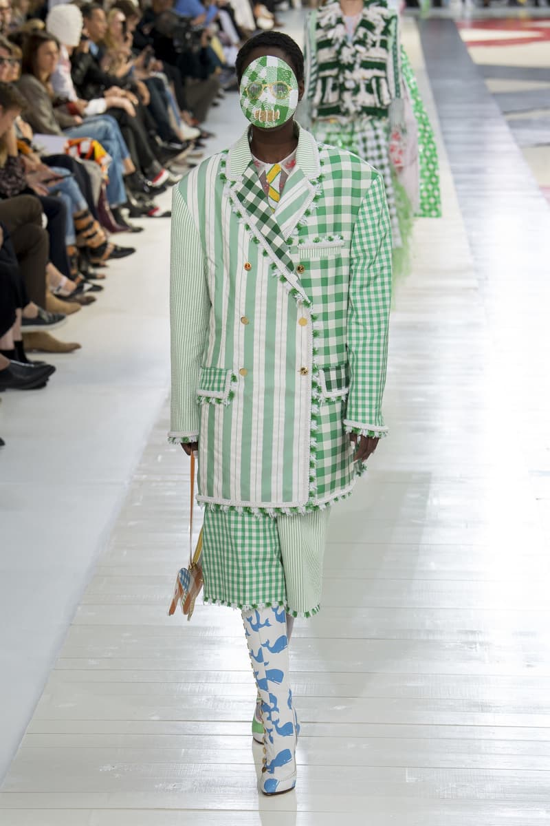 thom browne 2019 ss pfw paris fahsion week summer beach