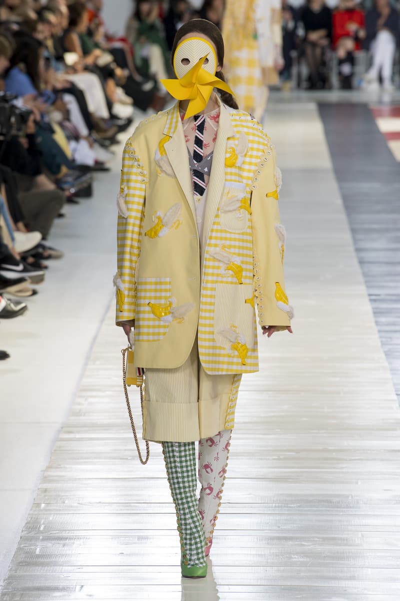 thom browne 2019 ss pfw paris fahsion week summer beach