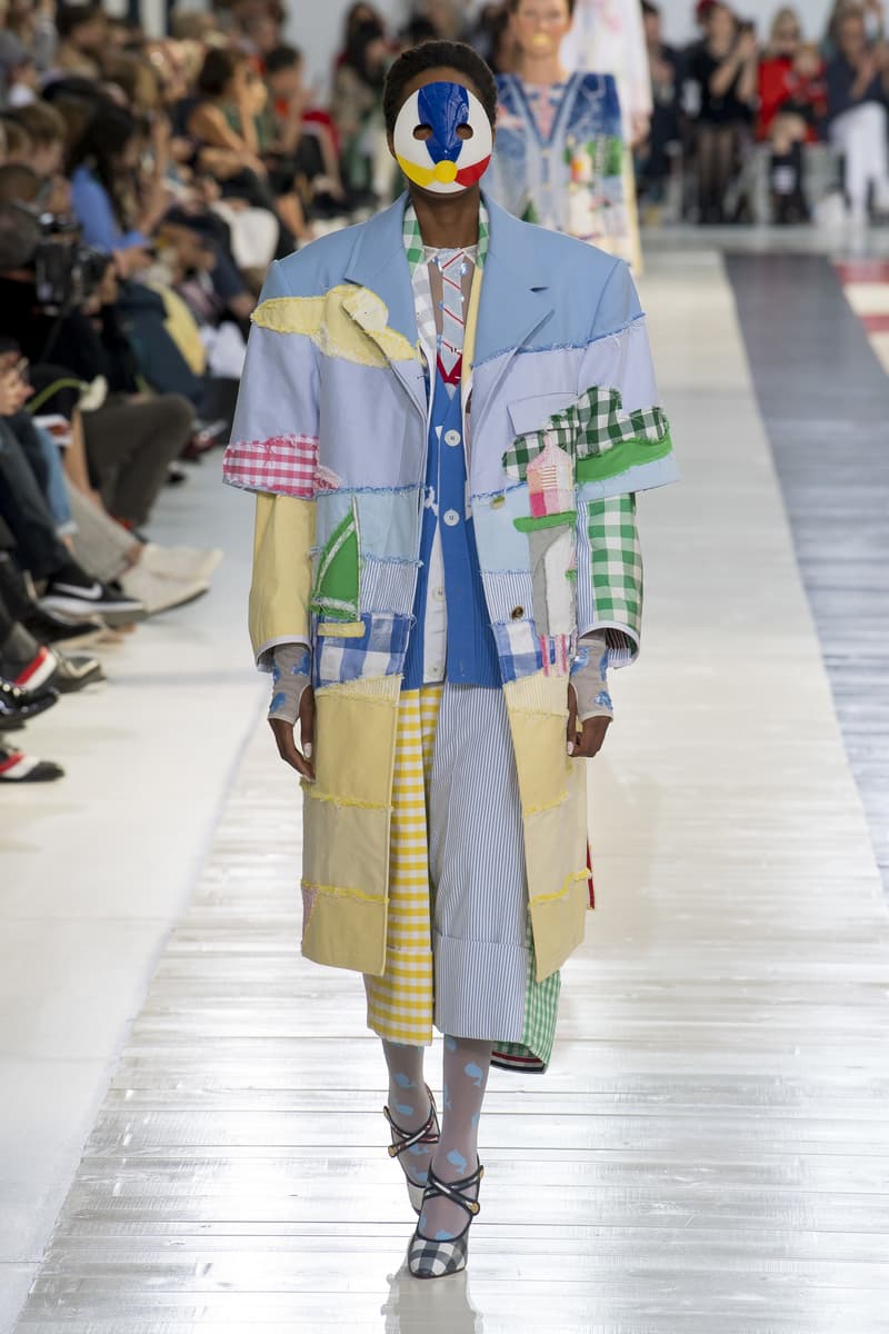 thom browne 2019 ss pfw paris fahsion week summer beach