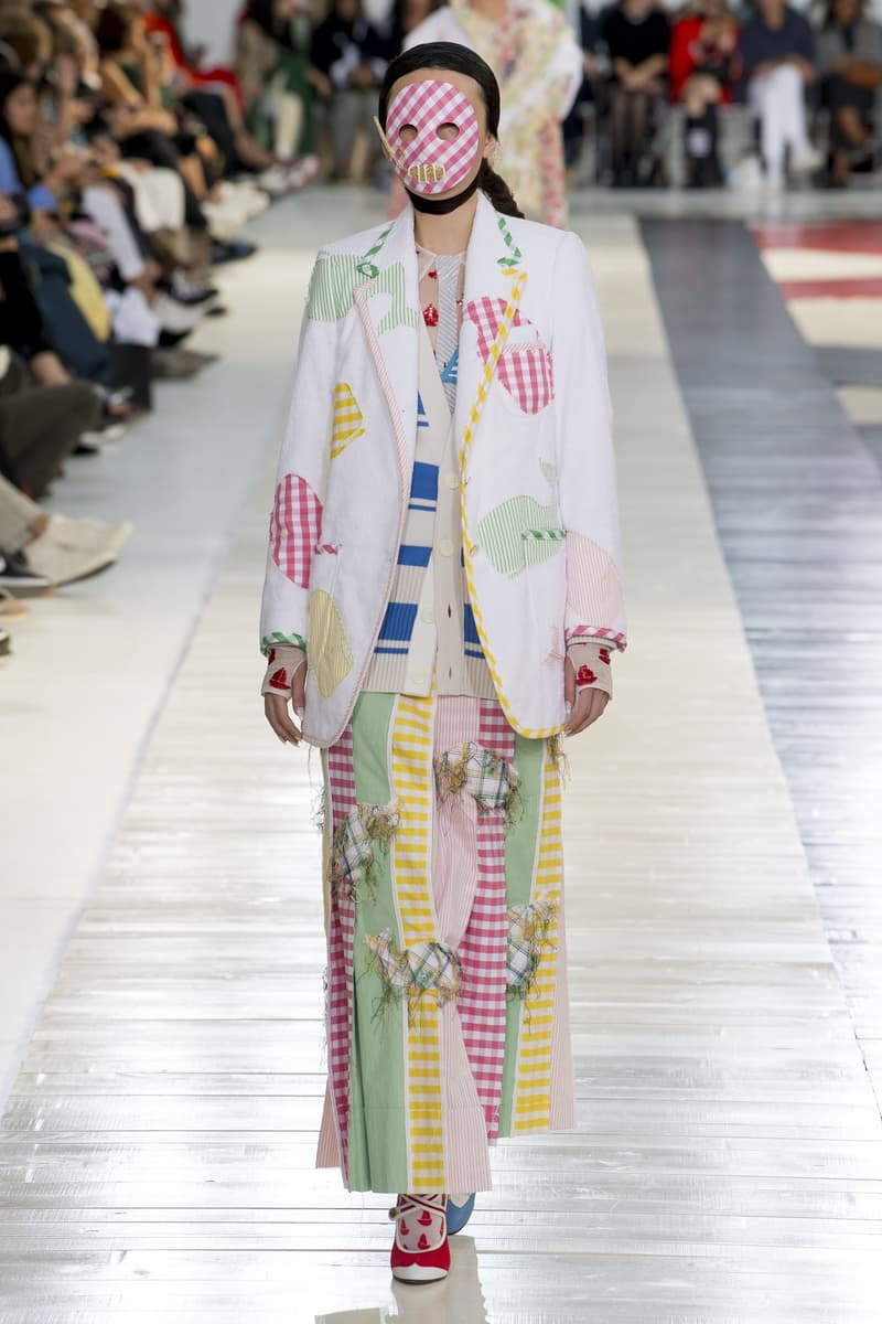 thom browne 2019 ss pfw paris fahsion week summer beach