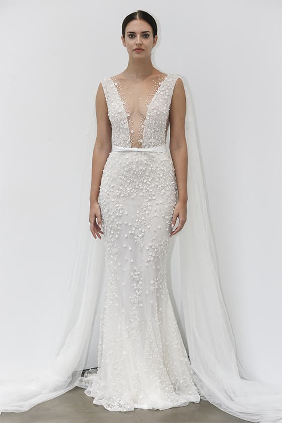 The Best Wedding Dresses From Bridal Fashion Week 2019 Lee Petra Grebenau