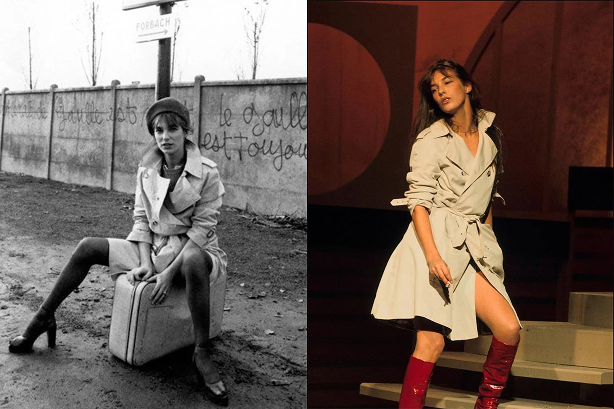 Jane Birkin Trench