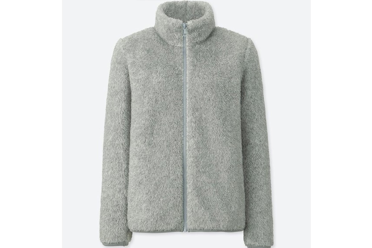 Uniqlo Fluffy Yarn Fleece Full Zip Jacket