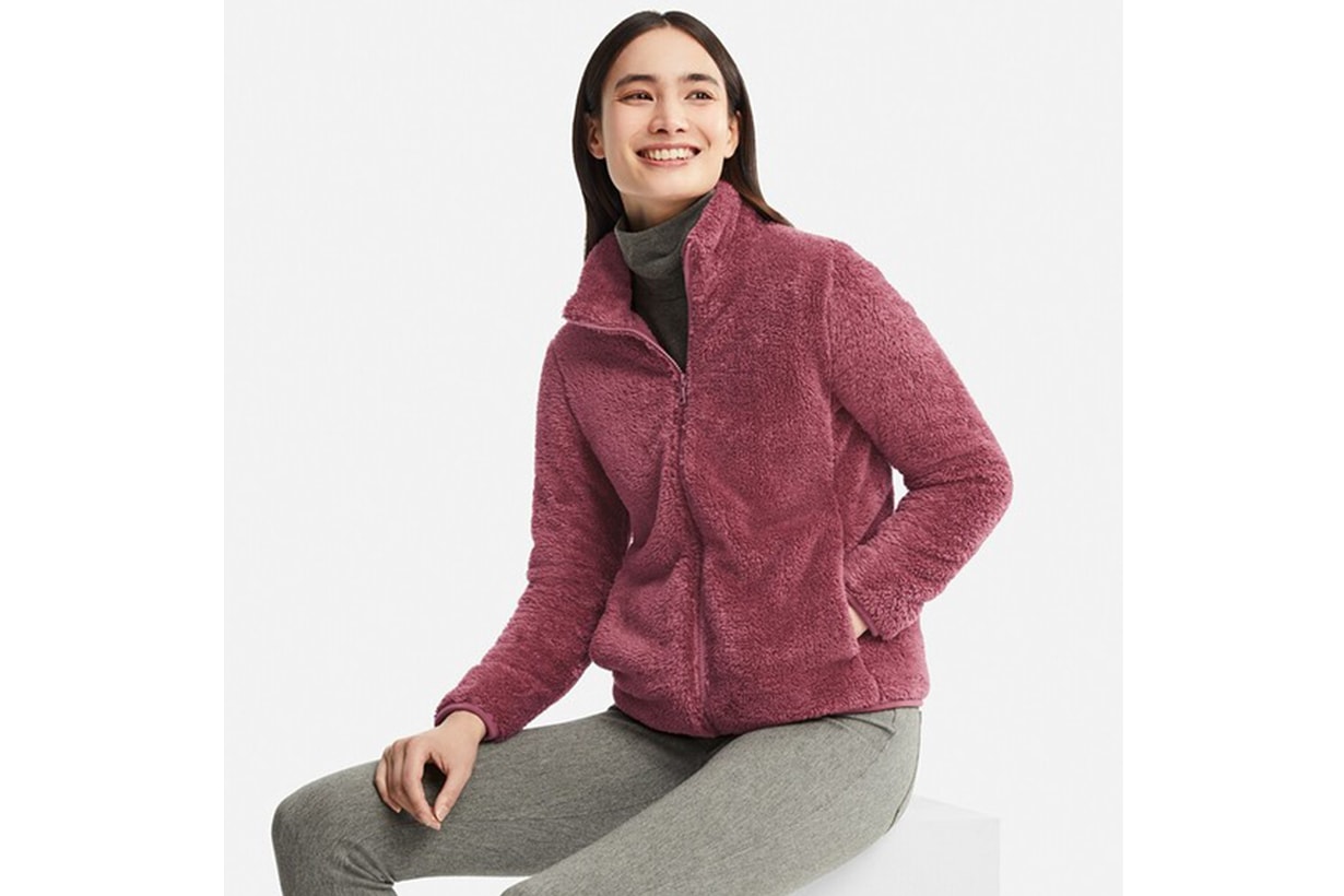 Uniqlo Fluffy Yarn Fleece Full Zip Jacket