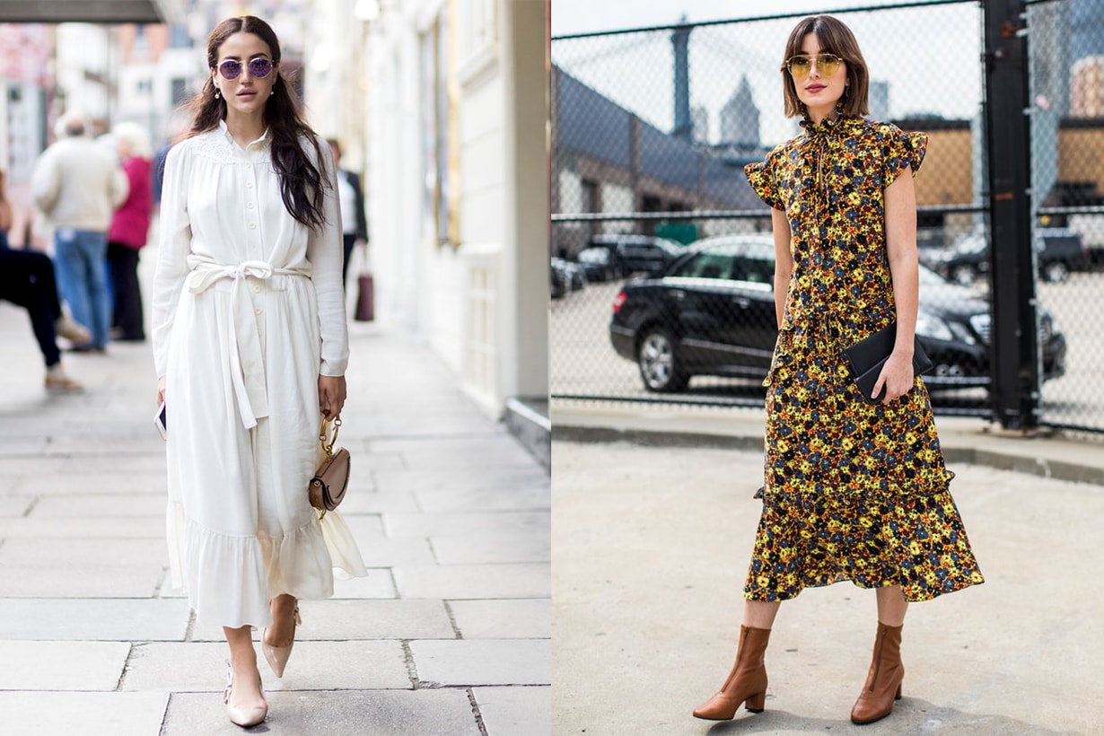 All White VS Floral Dress