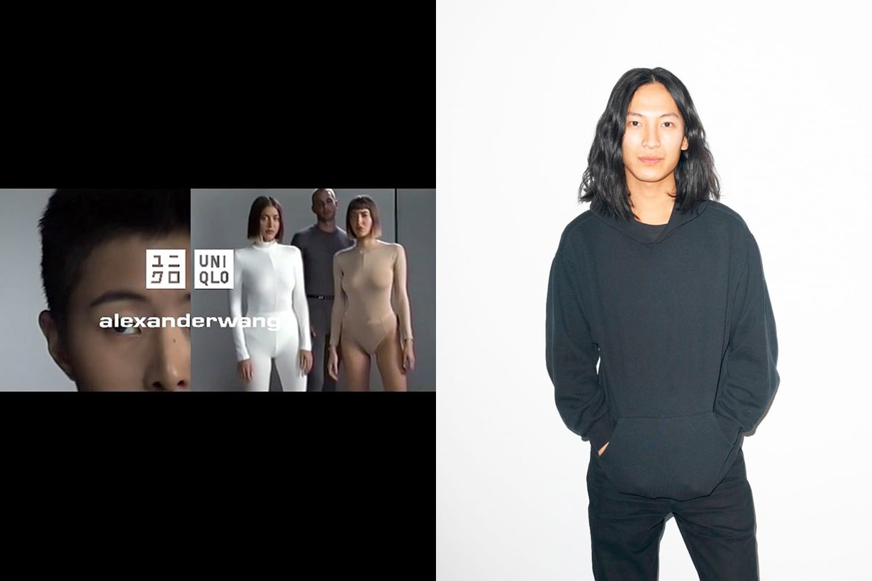 alexander wang uniqlo unveil collabration date items