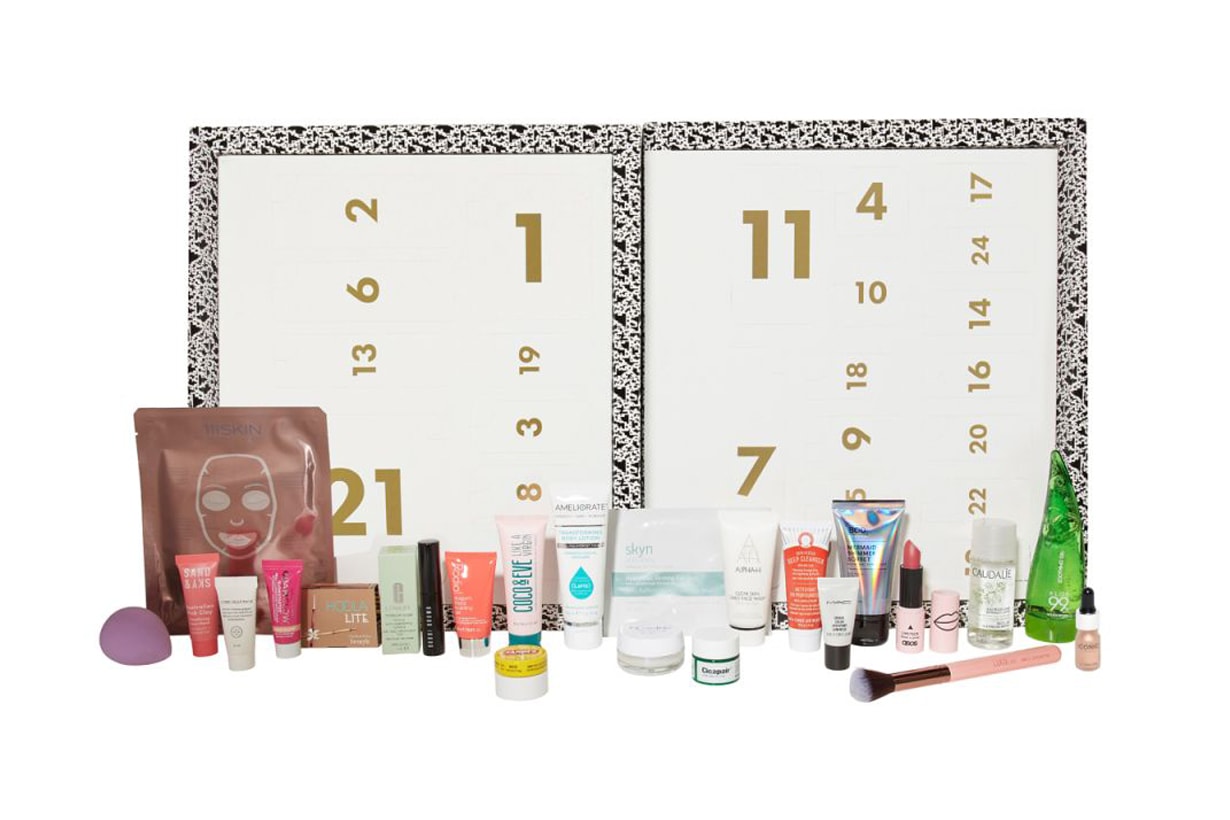 ASOS Face and Body Advent Calendar Beauty skincare products Bobbi Brown Clinique Benefit Caudalie Glamglow Christmas gift