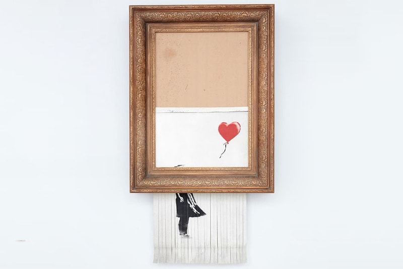 banksy sothebys love is in the bin Girl With a Balloon