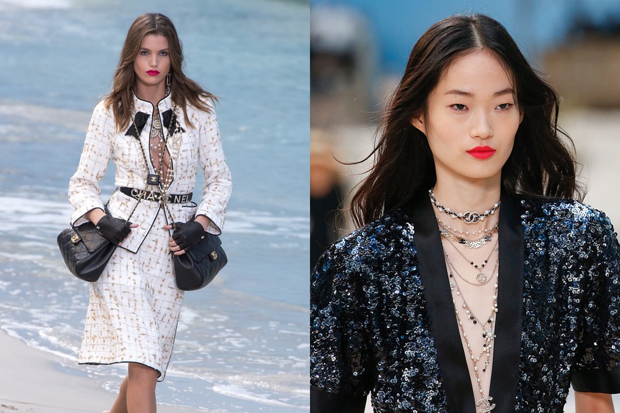 Paris Fashion Week PFW Spring Summer 2019 Chanel Rich Beach Wave Hairstyles Sam McKnight backstage