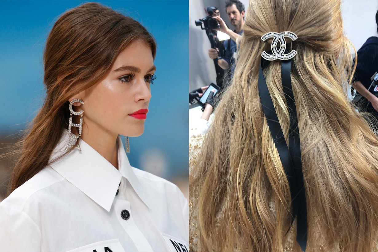 Paris Fashion Week PFW Spring Summer 2019 Chanel Rich Beach Wave Hairstyles  Sam McKnight backstage