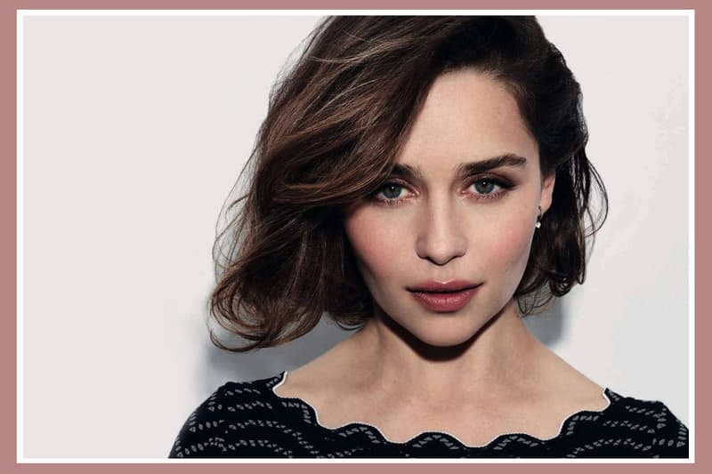 Emilia Clarke Game of Thrones Khaleesi mother of dragons pixie cut bob hair short hairstyles