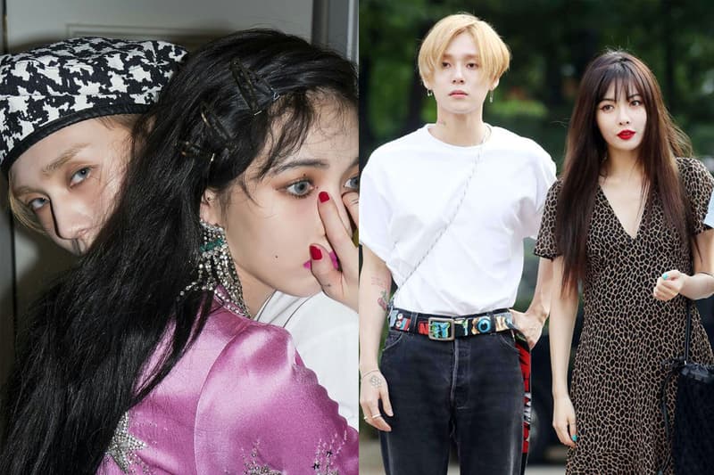 Hyuna Kim E'Dawn Pentagon Cube Entertainment Left Company Love Relationship Korean Idols couples PDA Instagram post