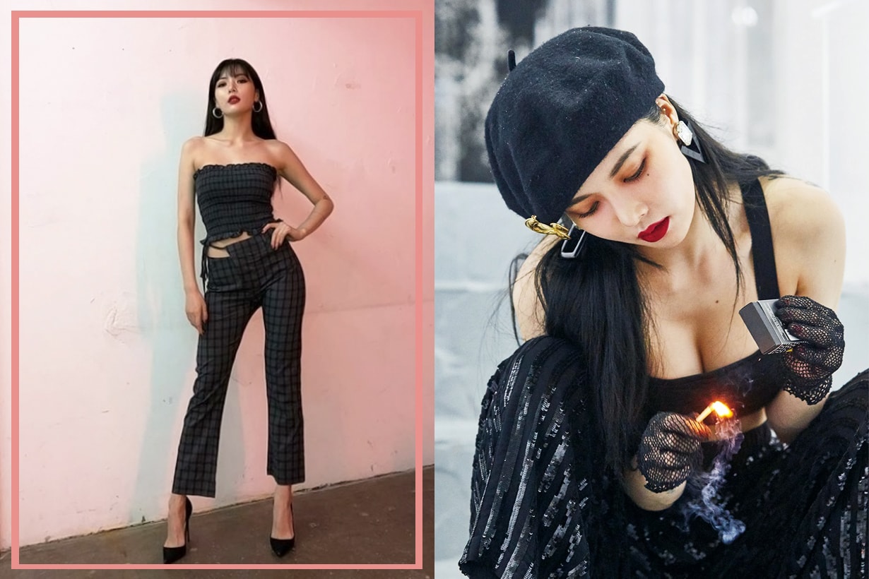 Hyuna Kim revealed weight instagram keep fit lose weight tips eating habits workout diet korean idols