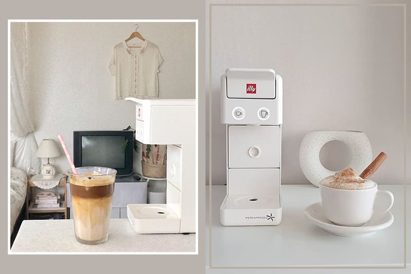 instagram korea girl coffee illy coffee maker