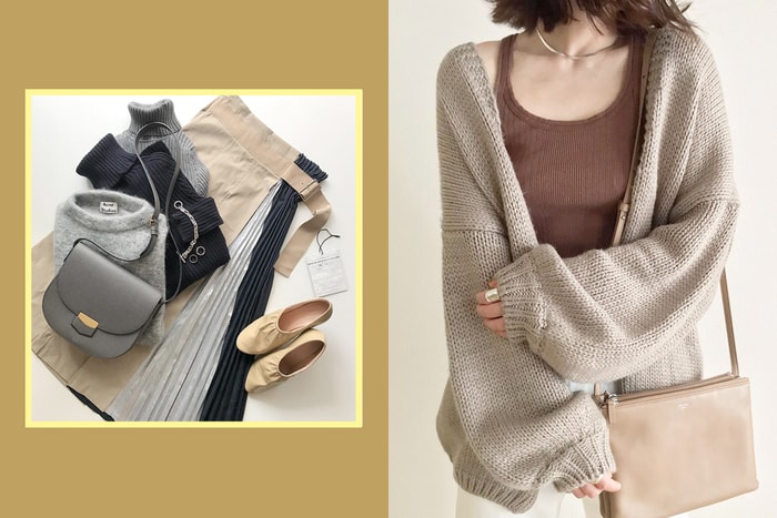 說到秋季怎能少了針織?跟著這位日本女生穿出慵懶簡約的 Effortless Chic !