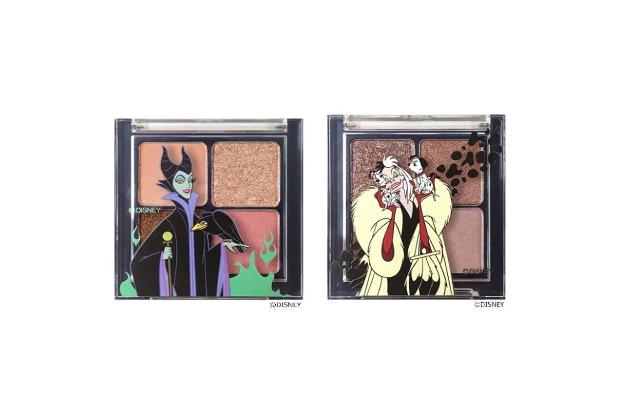 Disney Villains Japan Disney Etude House Crossover Cosmetics Collection maleficent cruella