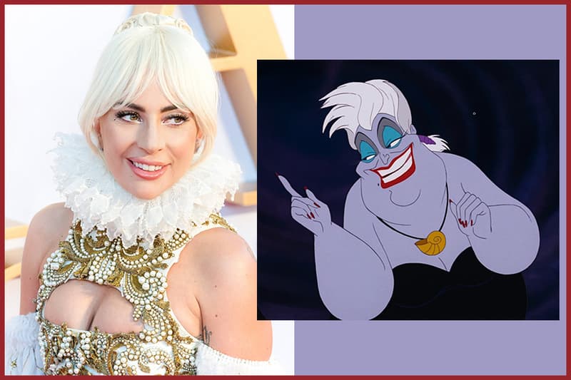 lady gaga disney the little mermaid ursula role