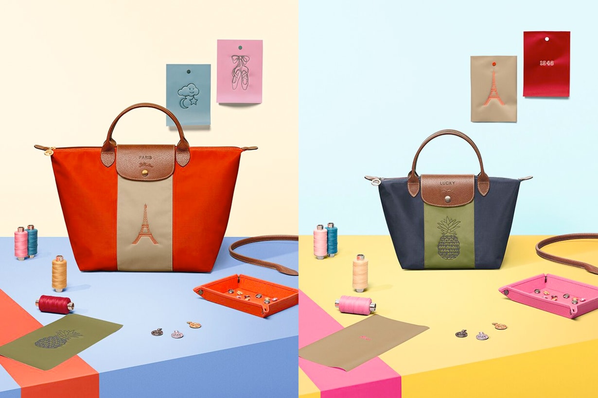longchamp customize bag le pliage taipei limited pop-up service