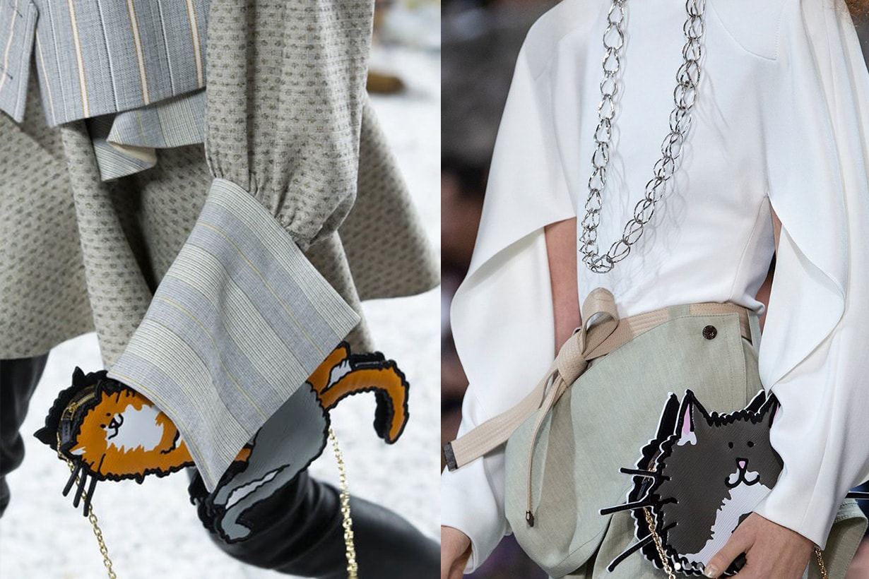Louis vuitton Grace Coddington Catogram Collection with cute cat illustration