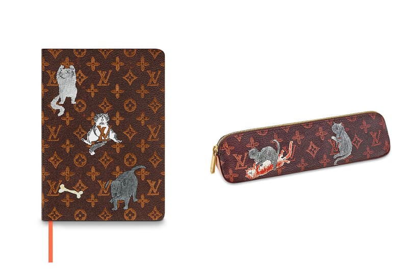 Louis vuitton Grace Coddington Catogram Collection with cute cat illustration
