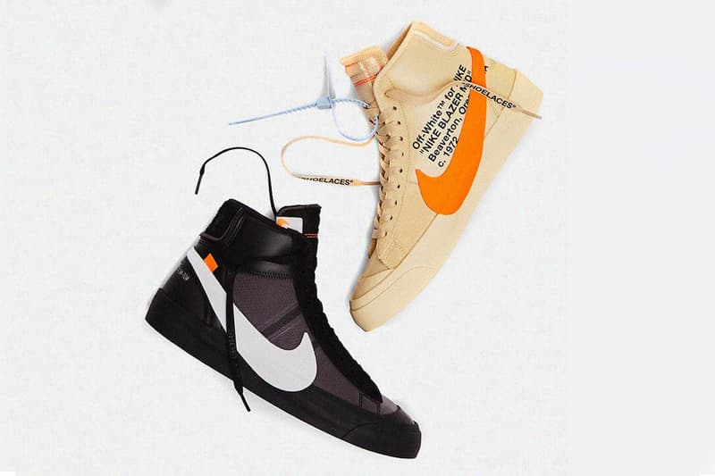 off-white nike blazer mid fruition release date