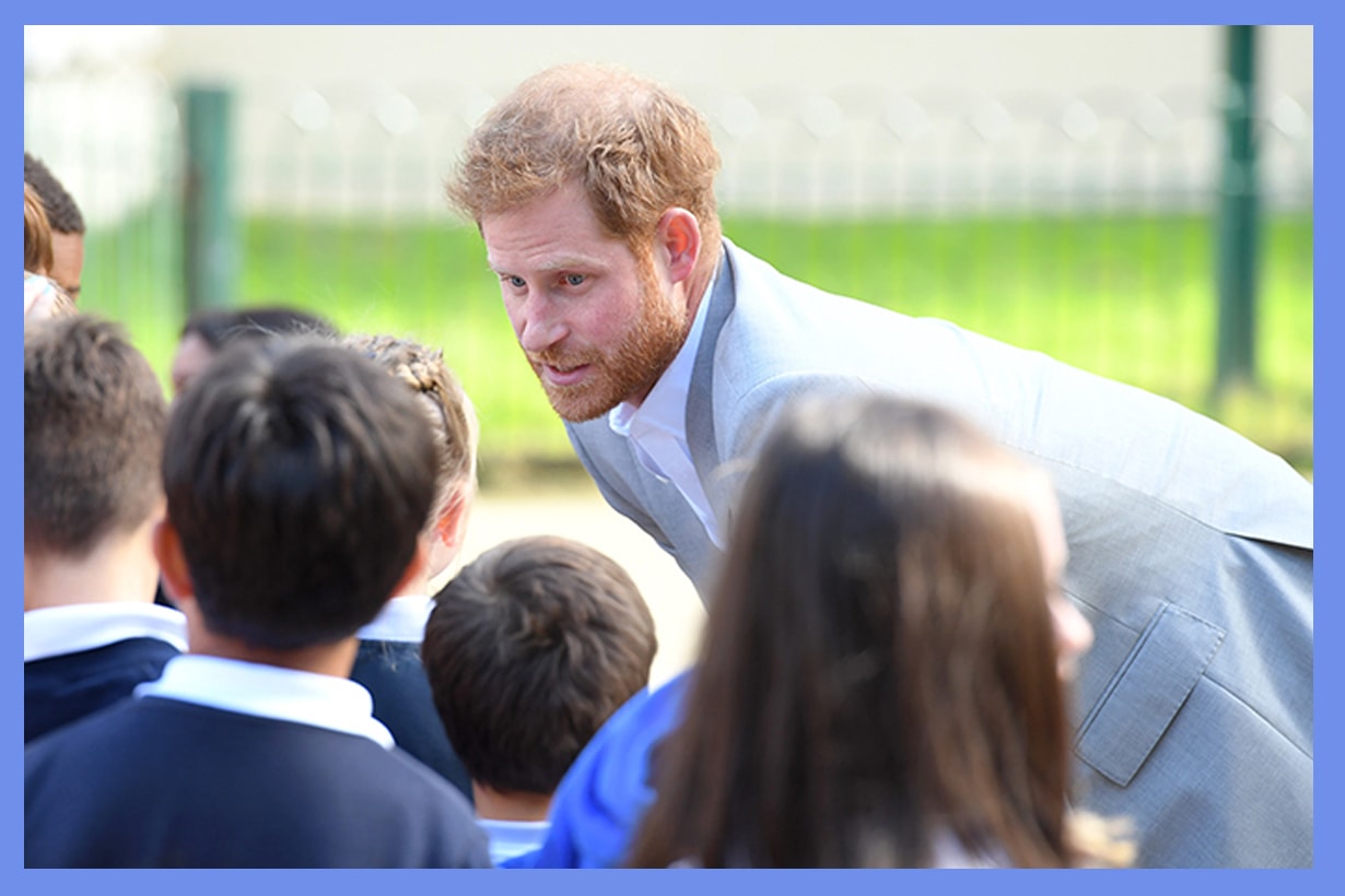Prince harry Brighton royal visit year 4 boys fortnite criticises parents What is wrong with parents British Royal family