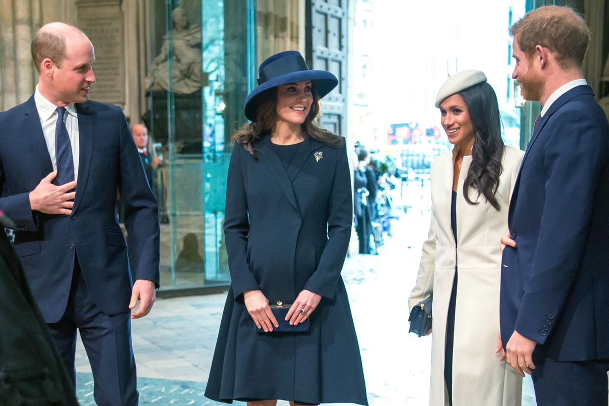 Prince William Prince Harry Kate Middleton Meghan Markle Kensington Palace Nottingham Cottage Split ways british royal family