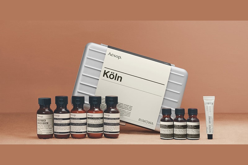 rimowa aesop limited edition koln travel kit