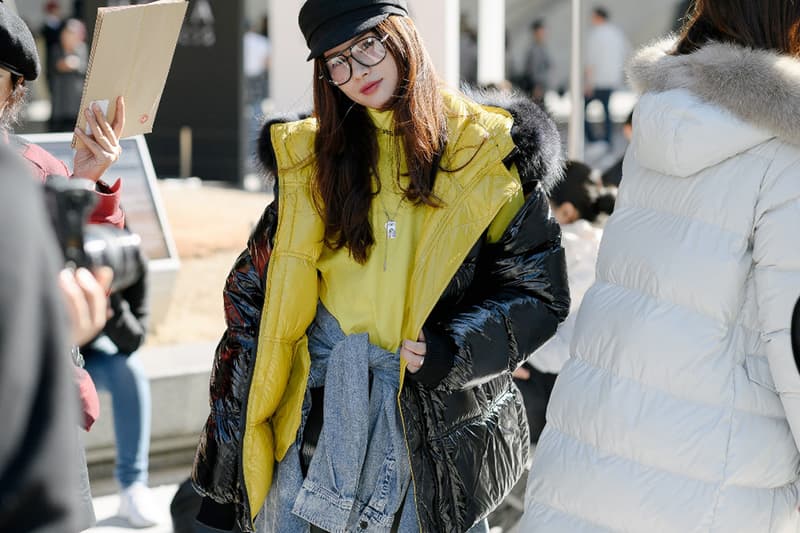 seoul fashion week street snap 2018 fw