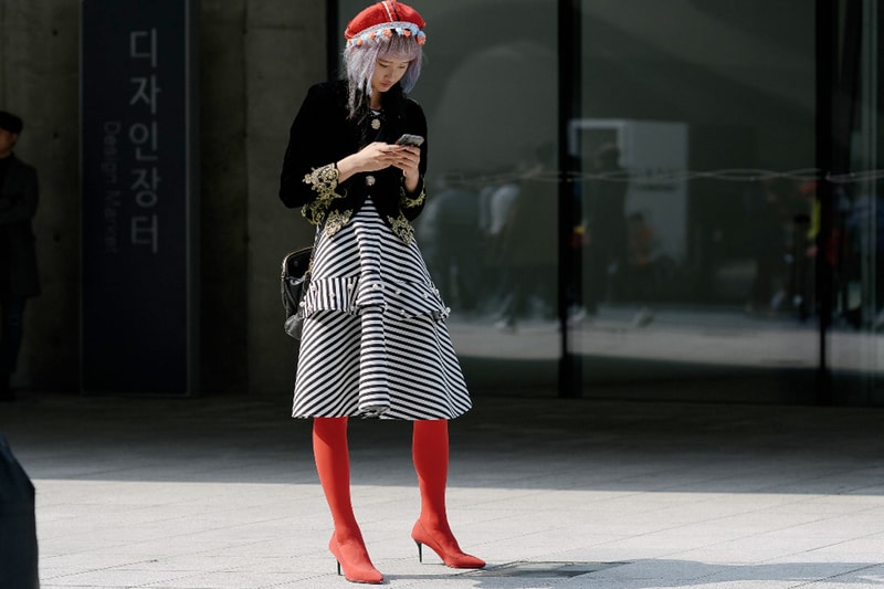 seoul fashion week street snap 2018 fw