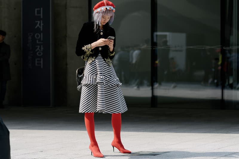 seoul fashion week street snap 2018 fw