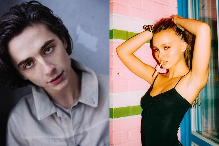 timothee chalamet and lily rose depp confirm romance with a kiss