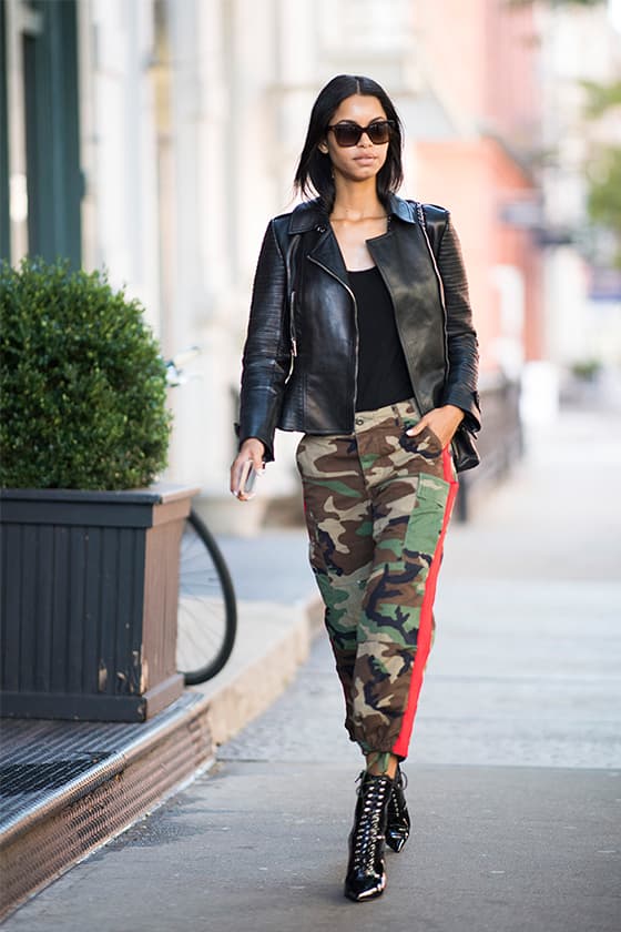 ways to wear camo streetsnaps