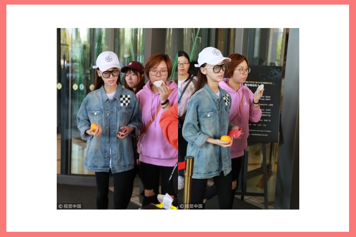 Wu Jin Yan Wei Ying Luo Super skinny photos weibo under weight keep fit tips